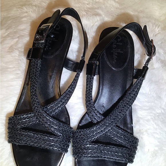 Cole Haan Nike Air black sandals size 10B - Picture 3 of 6